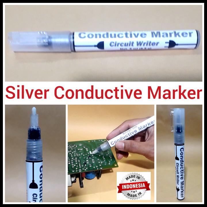 Jual Silver Conductive Marker / Spidol Penyambung Jalur Pcb | Shopee