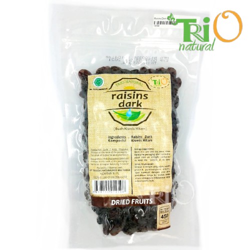 Jual Trio Natural Raisins Dark 450 gram | Shopee Indonesia