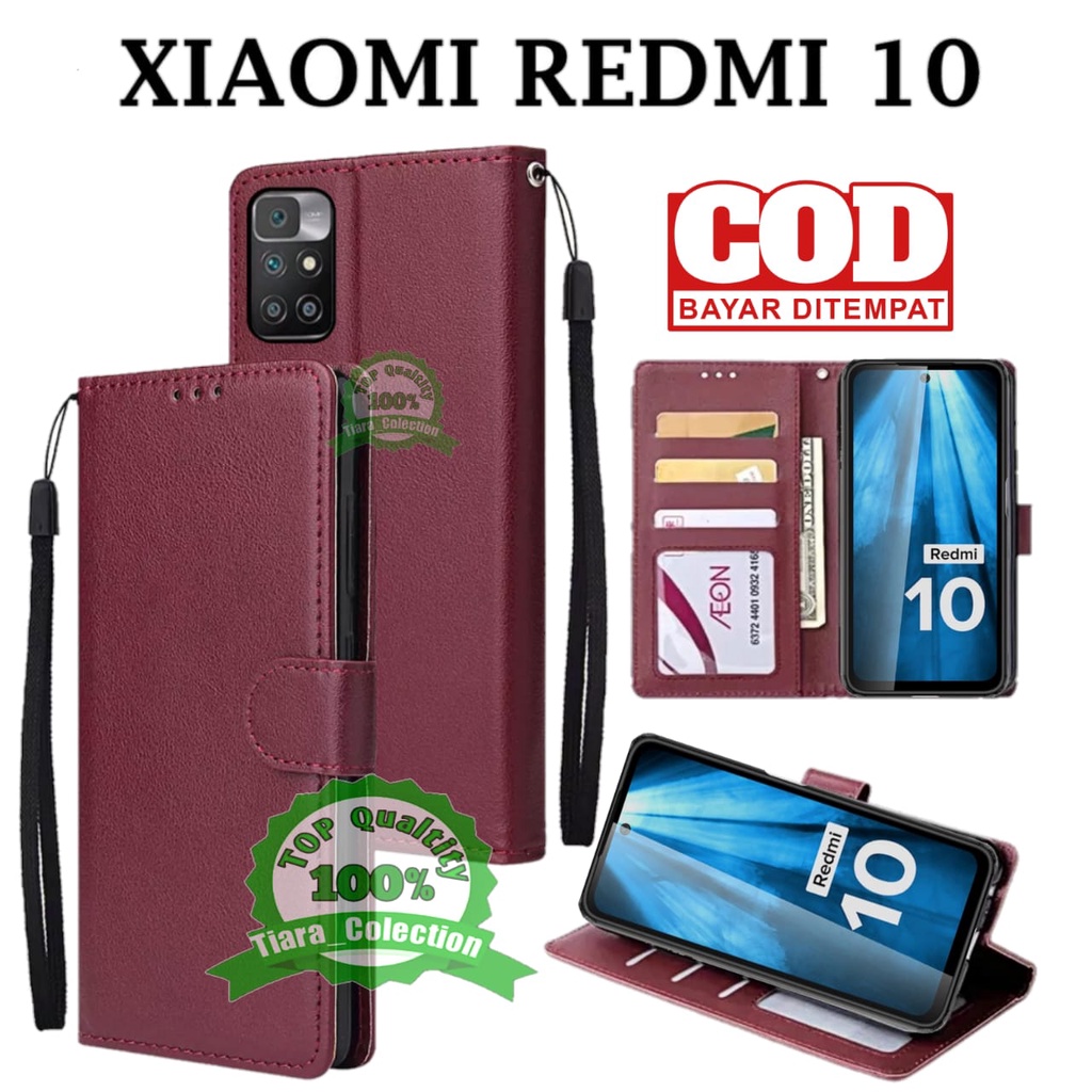 Redmi 10 Case, Butterfly Relief Flip Custodia in pelle con slot per schede e stand per