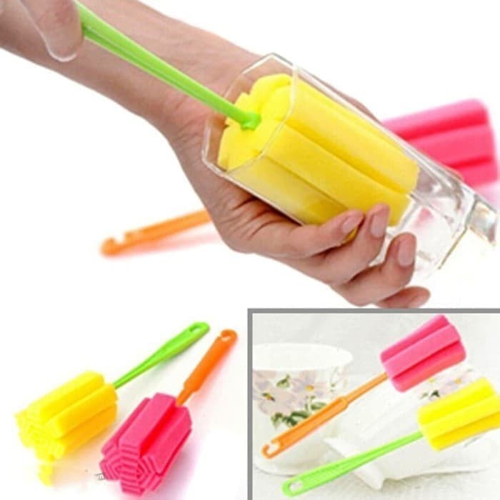 Jual new sikat botol bayi murah / spons pencuci botol / sponge pencuci ...
