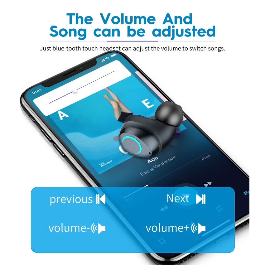 OWIRE earbuds Wireless Earphone Bluetooth Headset 5.0 TWS earpods olahraga Tak Terlihat Powerbank