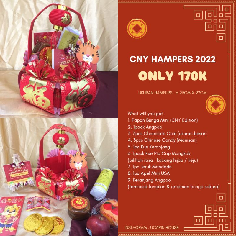 Jual Hampers Imlek Ready Stock Hampers Chinese New Year