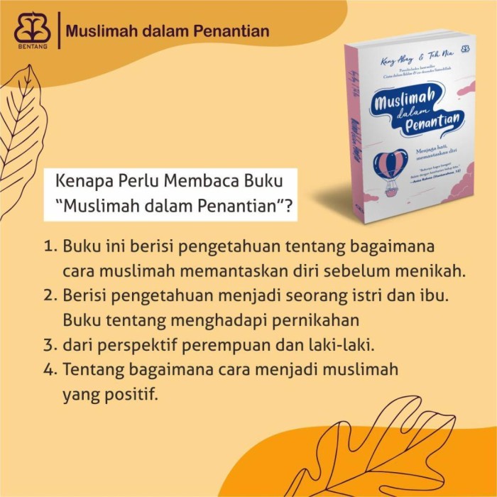 Jual BUKU MUSLIMAH DALAM PENANTIAN - TEH NIA DAN KANG ABAY | Shopee ...