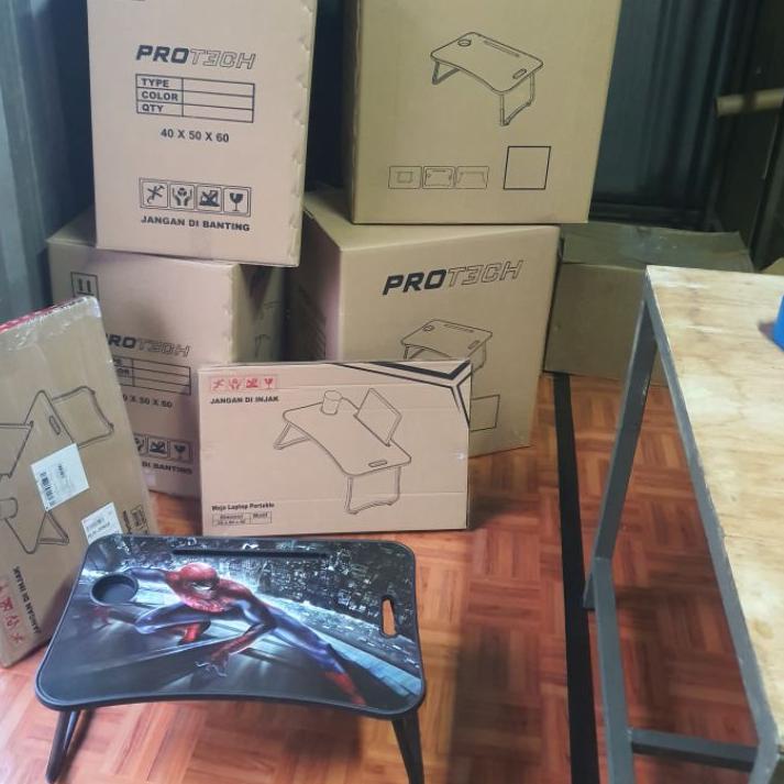 Jual Miliki Meja belajar lipat untuk anak portable bergambar karakter