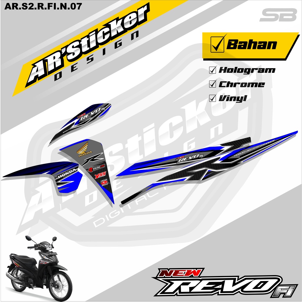 Jual Revo Sticker Striping Revo FI new - Stiker Motor REVO FIT INJEKSI ...