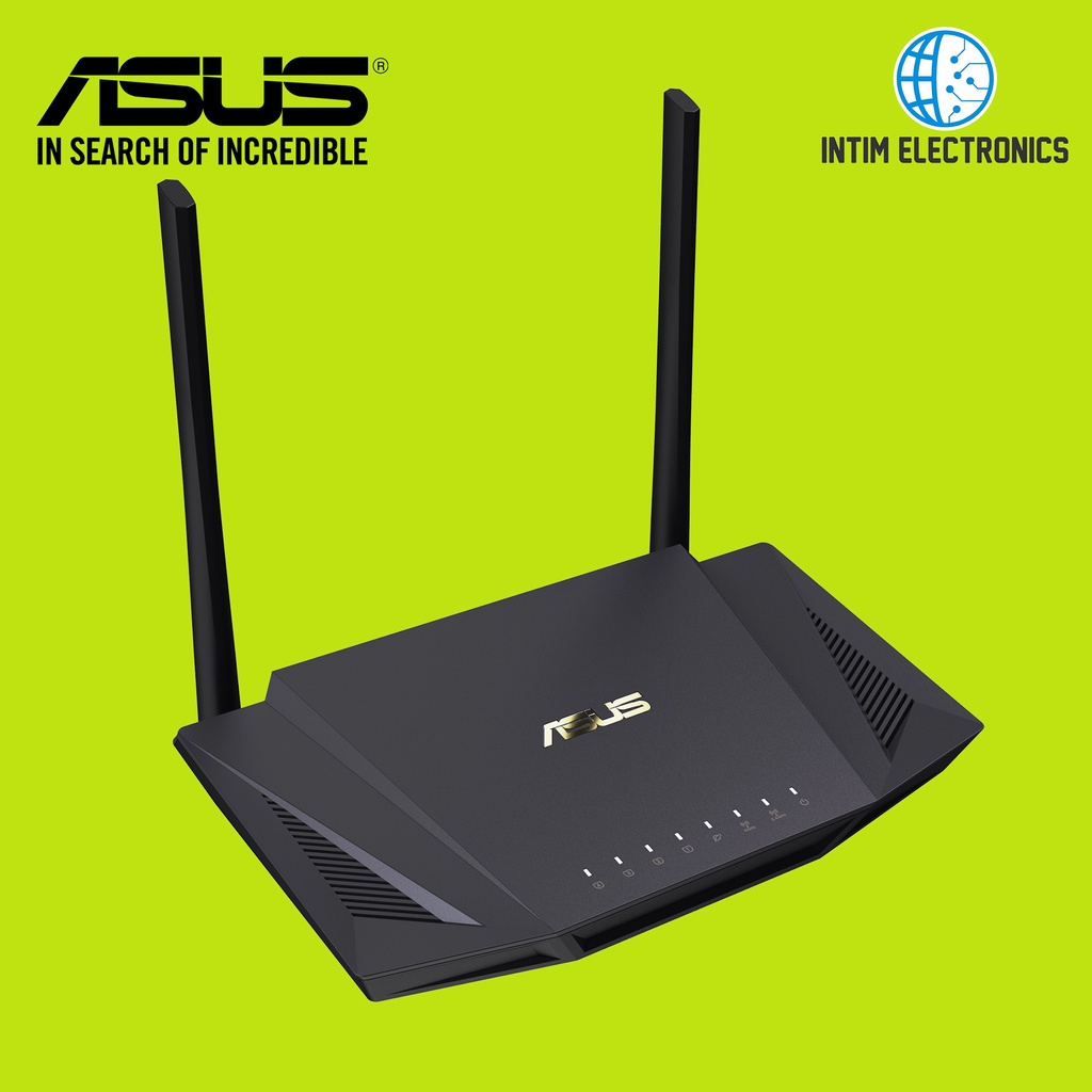 Jual ASUS RT-AX56U Dual Band WiFi 6 Router supporting MU-MIMO and OFDMA ...
