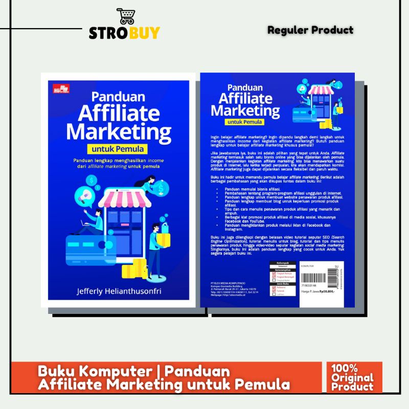 Jual Buku Panduan Affiliate Marketing Untuk Pemula Shopee Indonesia 6834