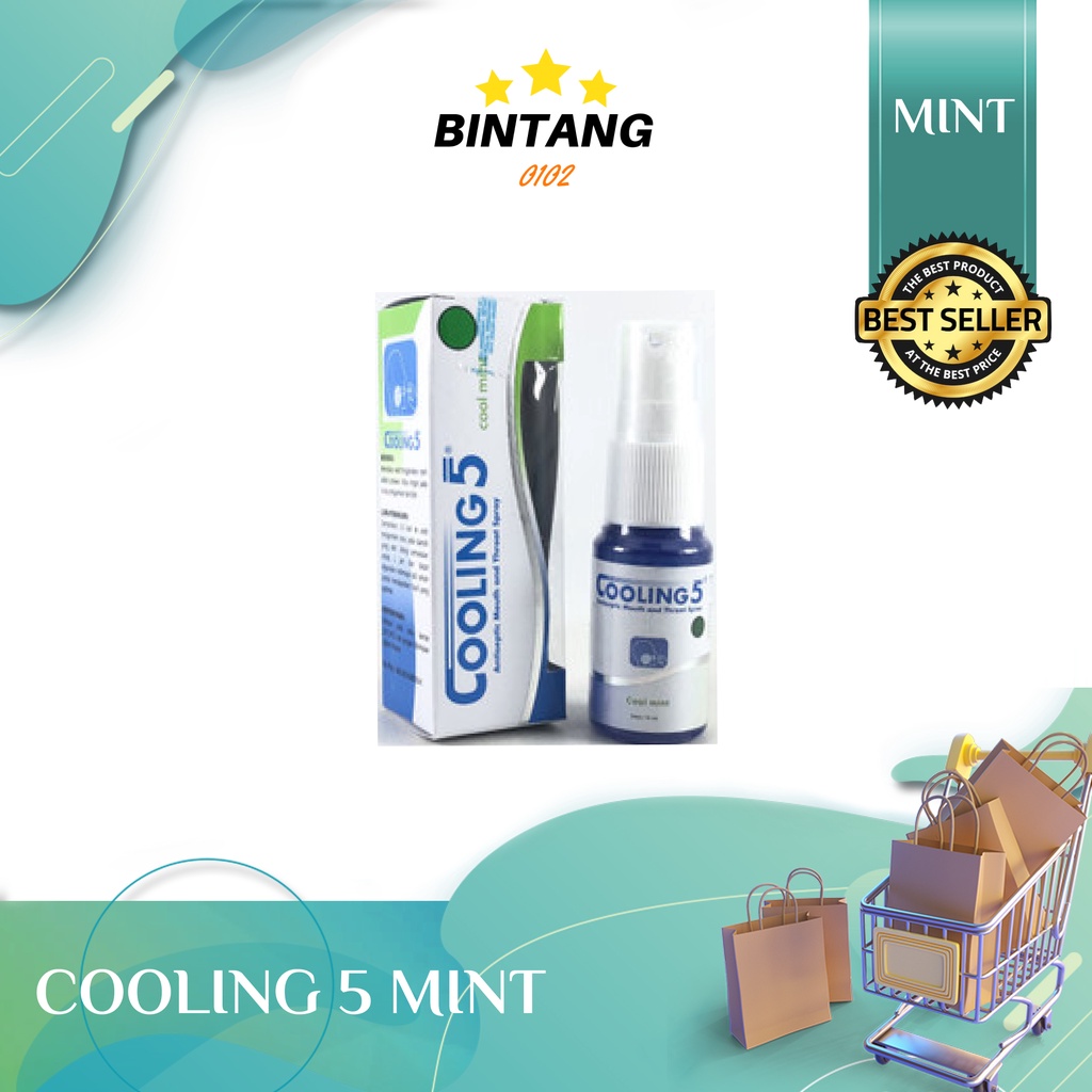 Jual Cooling 5 Spray Cool Mint Obat Sariawan Dan Sakit Tenggorokan