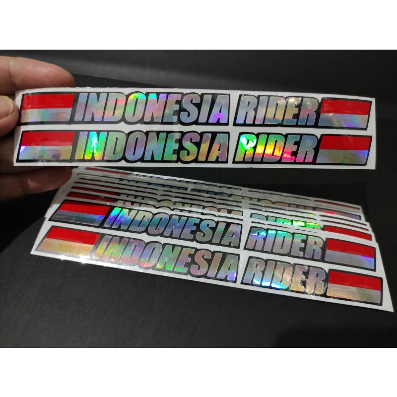 Jual stiker Indonesia rider cutting sticker cutting Indonesia rider ...
