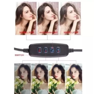 Ring Light 26cm 33cm Tripod Panjang 2.1meter Holder Hp Paket Komplit Untuk Tiktok Video Acc Plus
