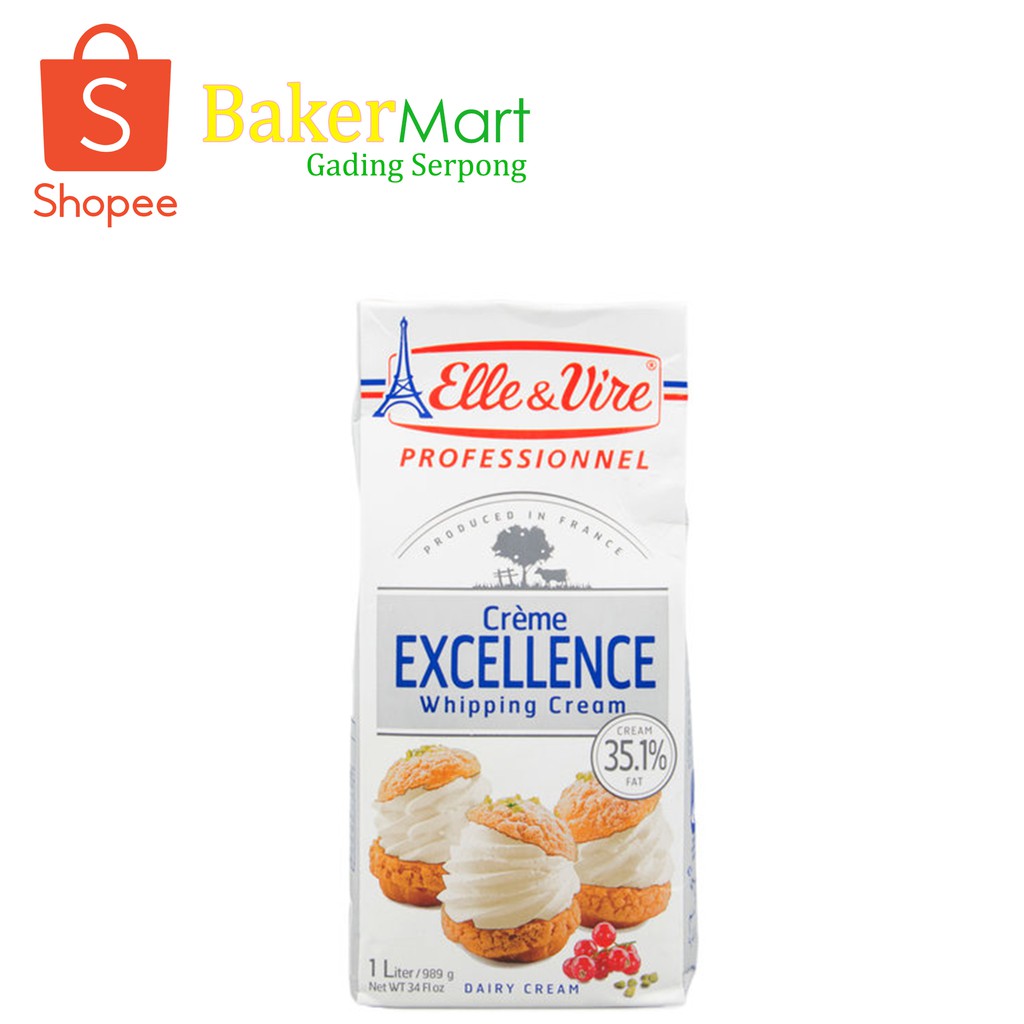 Jual Elle & Vire Whipping Cream 1L Shopee Indonesia