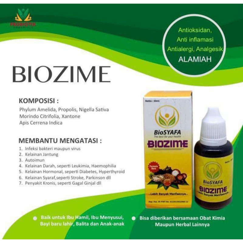 Jual Biozime Biosyafa | Shopee Indonesia