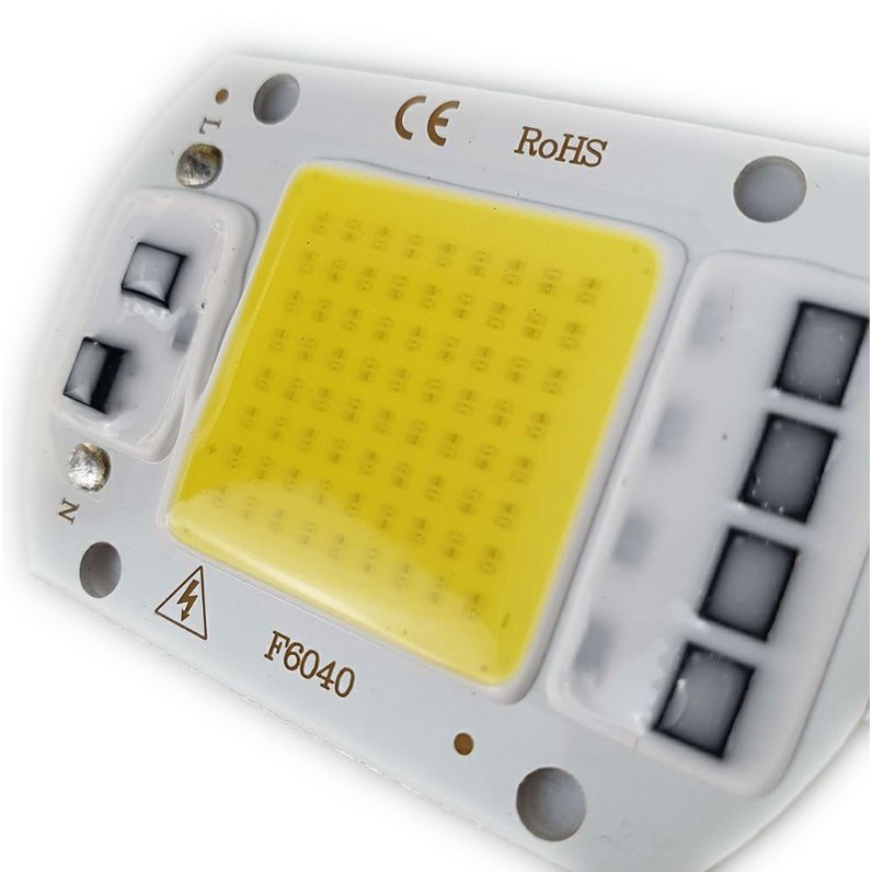 Jual Direct 220 V LED 50W COB 220V 50 W Cool White Langsung Tanpa ...