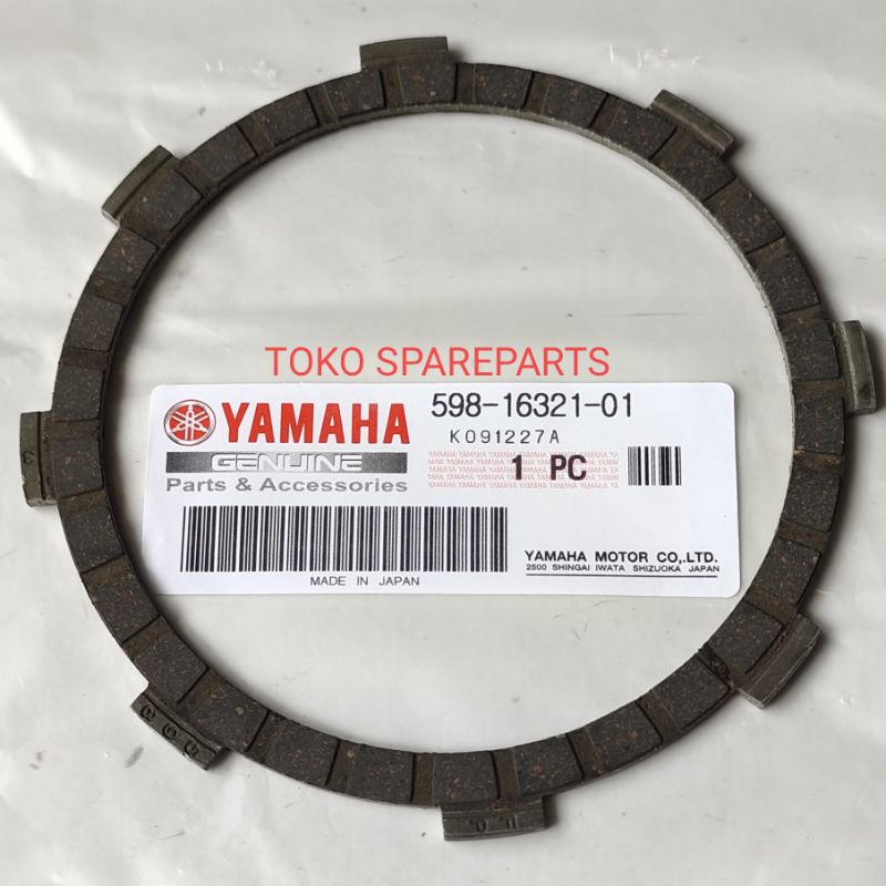 Jual 598-16321-01 Kampas kopling satuan Yamaha RXKING RXK kode 598