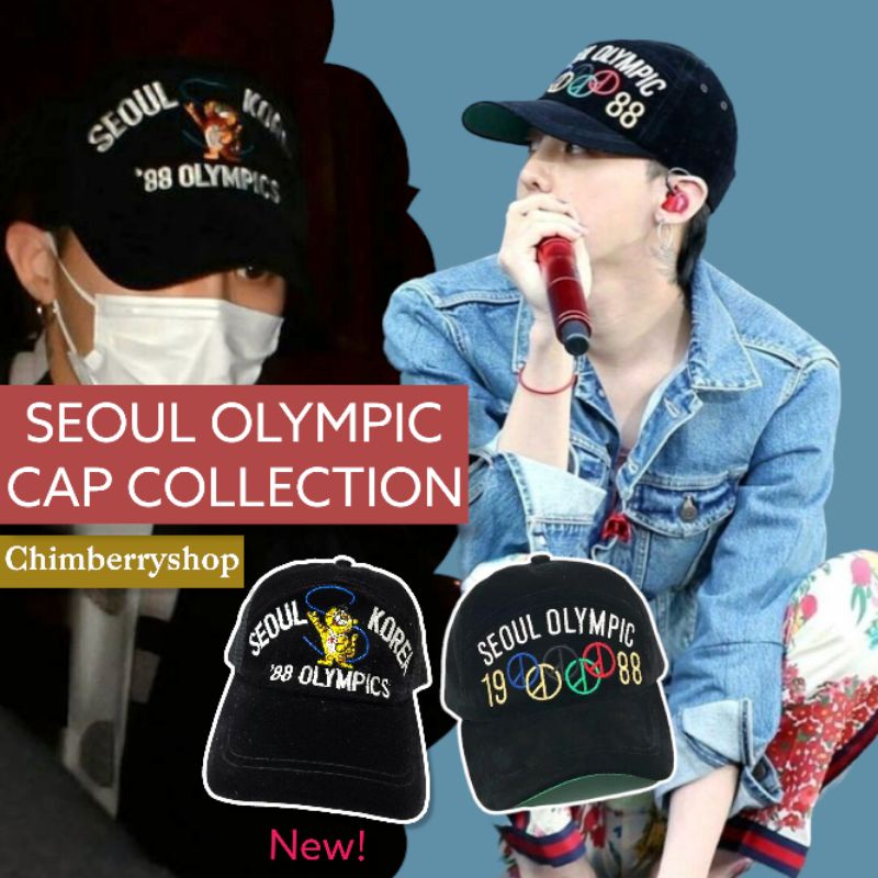 [ READY STOCK ] GD CAP / TOPI GD SEOUL OLYMPIC 1988 BUKAN OFFICIAL  PEACEMINUSONE / TOPI G DRAGON TAEYANG STYLE BIGBANG VIP