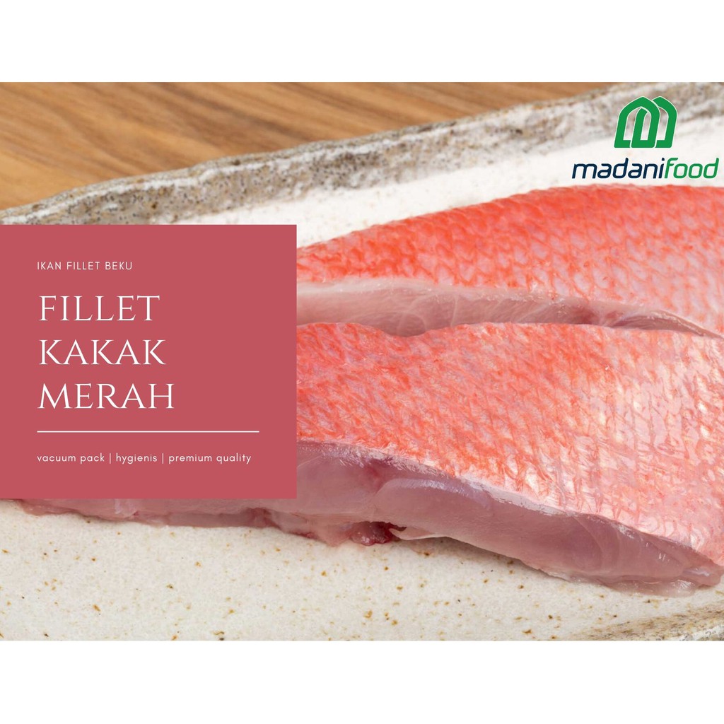 Jual ENJOY IKAN FILLET KAKAP MERAH / RED SNAPPERS FISH PREMIUM @500 gr ...