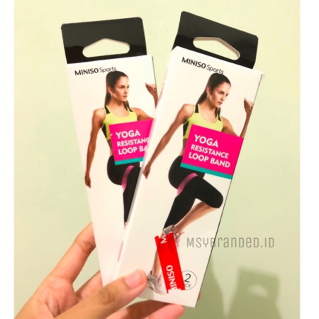 Yoga resistance band online miniso