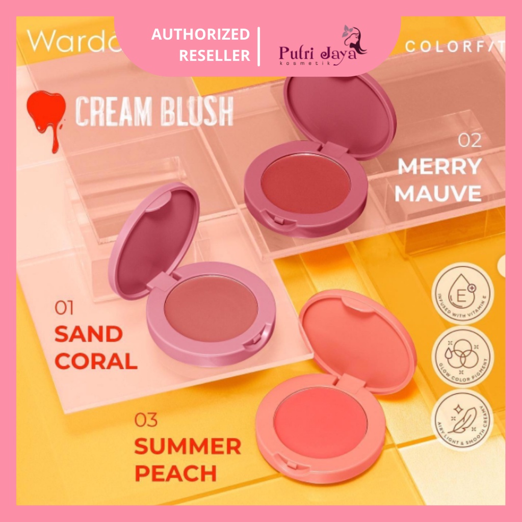 Jual WARDAH COLORFIT CREAM BLUSH | 3gr | Blush On | Shopee Indonesia