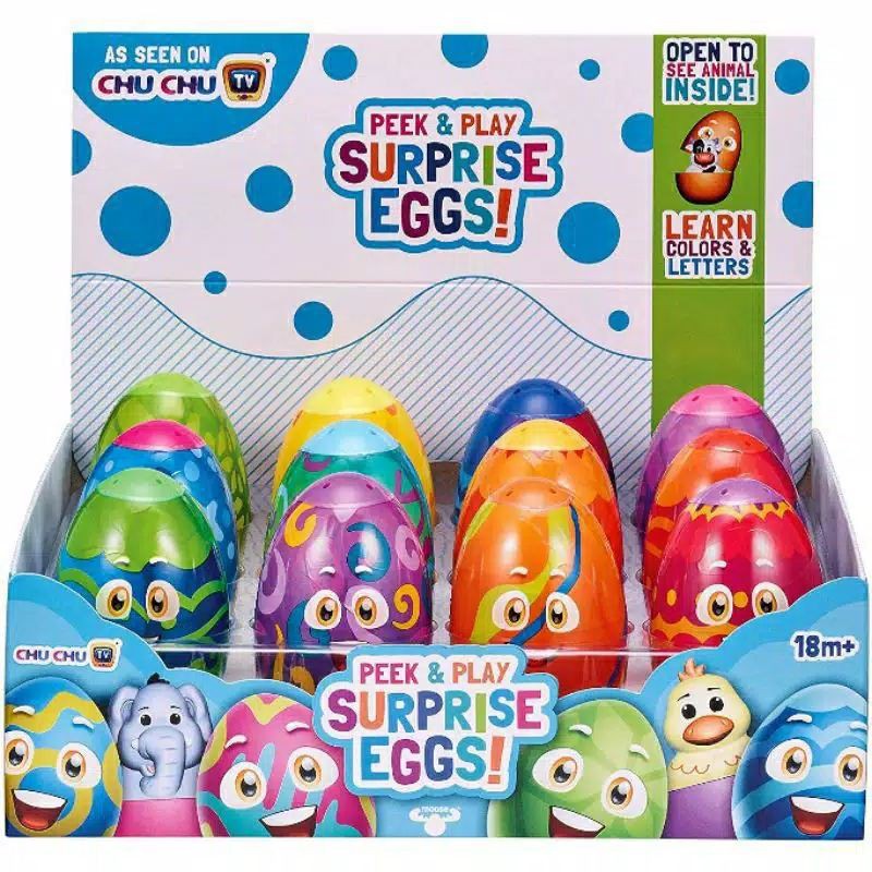 Jual Chuchu TV surprise egg peek & play | Shopee Indonesia