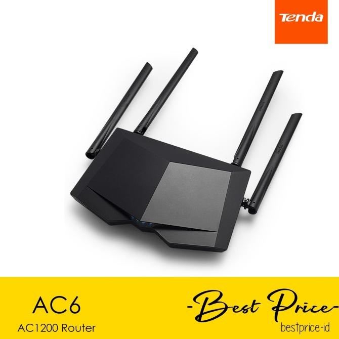Jual Tenda Ac6 Dual Band Ac1200 Mbps Gigabit Wifi Router Extender