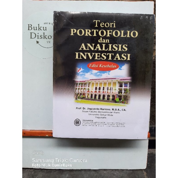 Jual Buku Origional Teori Portofolio Dan Analisis Investasi Edisi ...