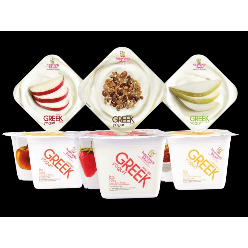 Jual Heavenly Blush Greek yoghurt with Topping 100gr Shopee Indonesia