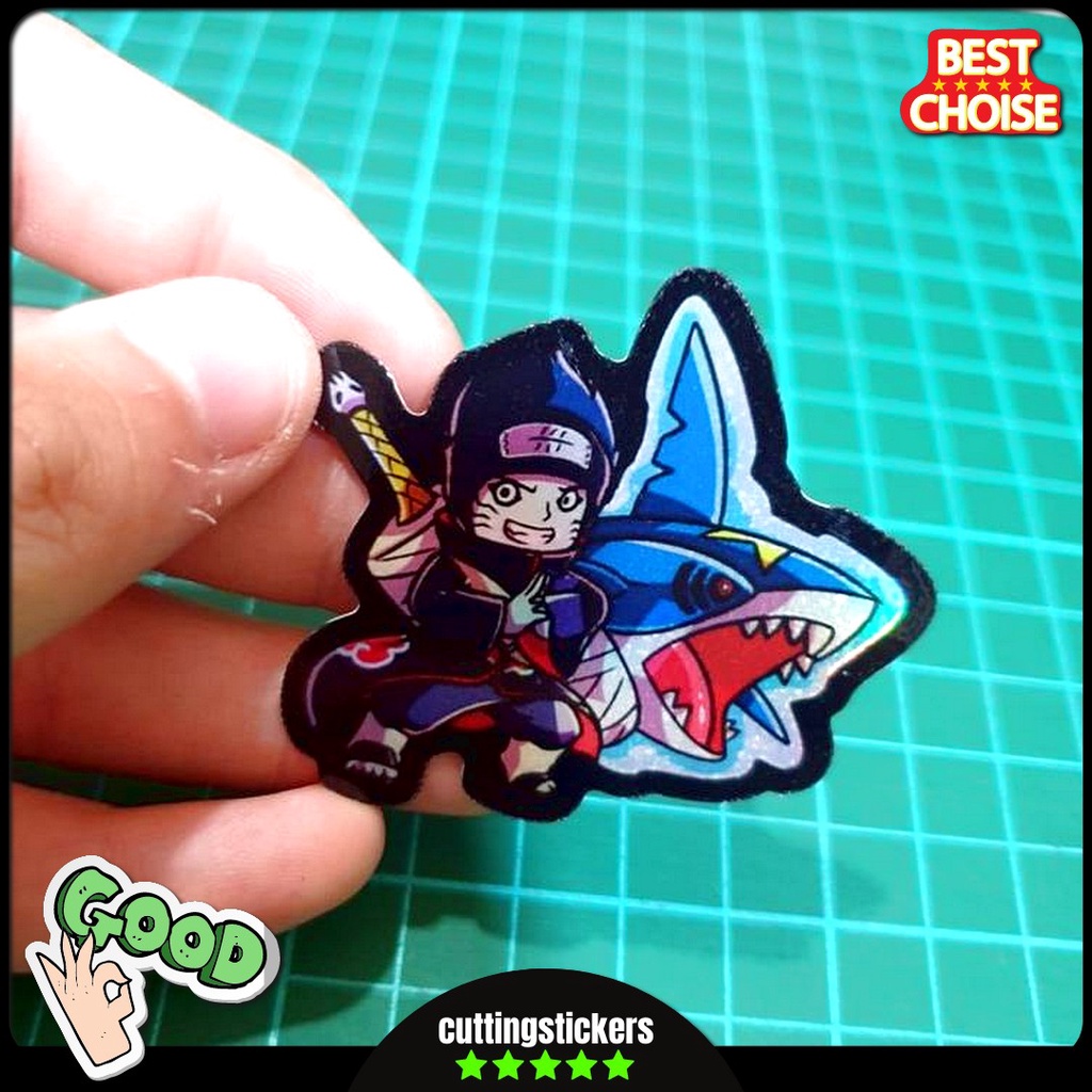 Jual Stiker Sticker Hologram Anime Besar Psh Pokemon X Naruto Kisame