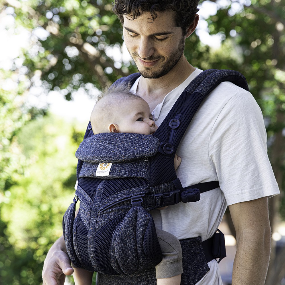 Jual Ergobaby Omni 360 Cool Air Mesh Carrier Blue Tweed Shopee Indonesia