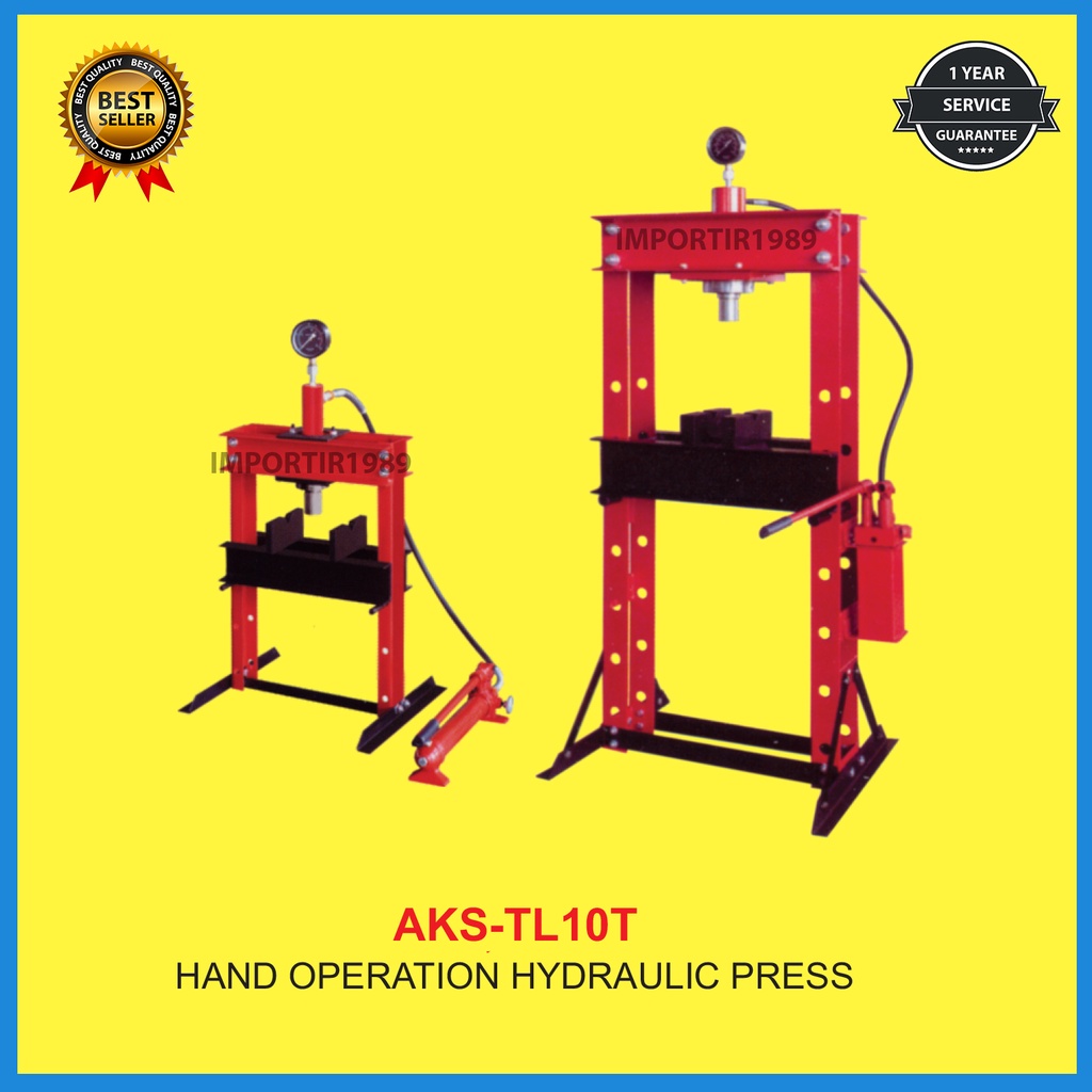 Jual Alat Pres Velg Hidrolik Hydraulic Shop Press Kapasitas 10 Ton