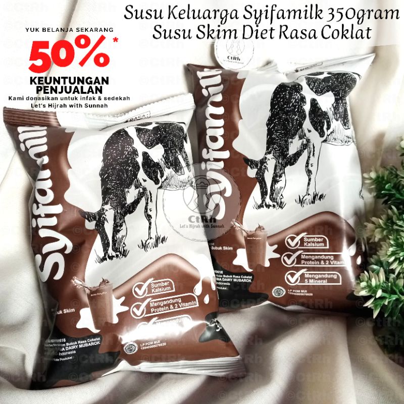 Jual Susu Keluarga Diet Dan Gemuk Halal Bpom Syifamilk 350 Gram Susu