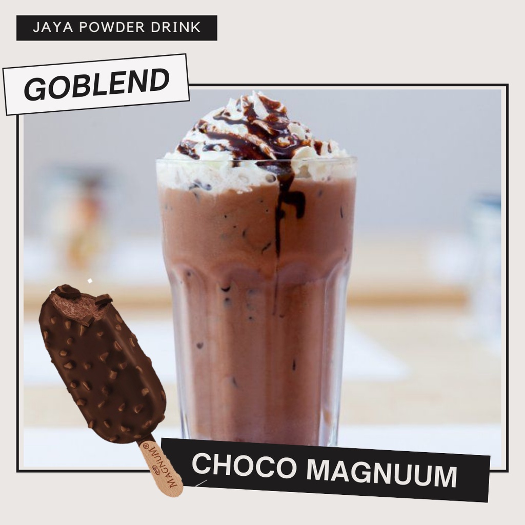 Jual Bubuk Minuman CHOCO MAGNUUM 1Kg / Bubuk Rasa CHOCO MAGNUUM powder ...