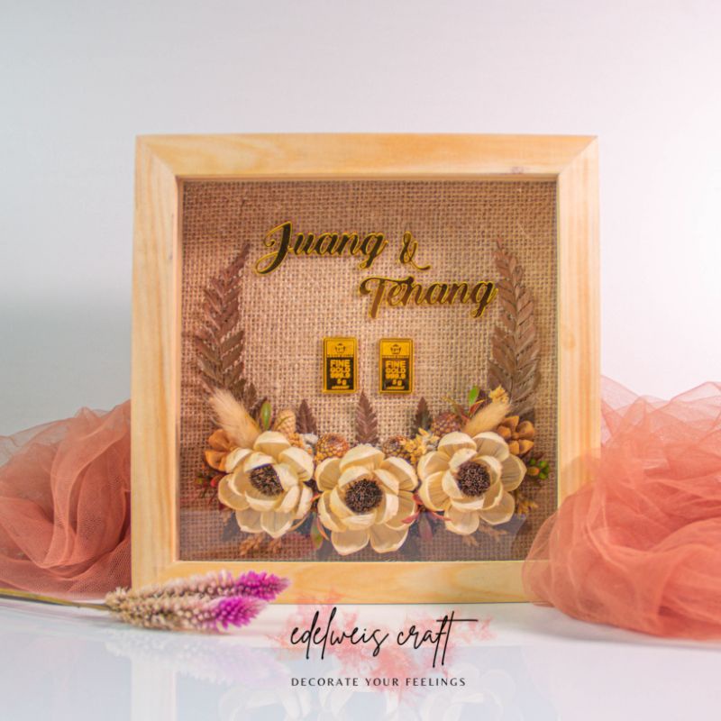 Jual FRAME MAHAR / FIGURA MAHAR / FRAME PERNIKAHAN / FRAME MAHAR RUSTIC ...