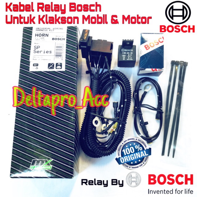 Jual Kabel Relay Set Klakson Bosch Komplit Untuk Klakson Mobil Dan