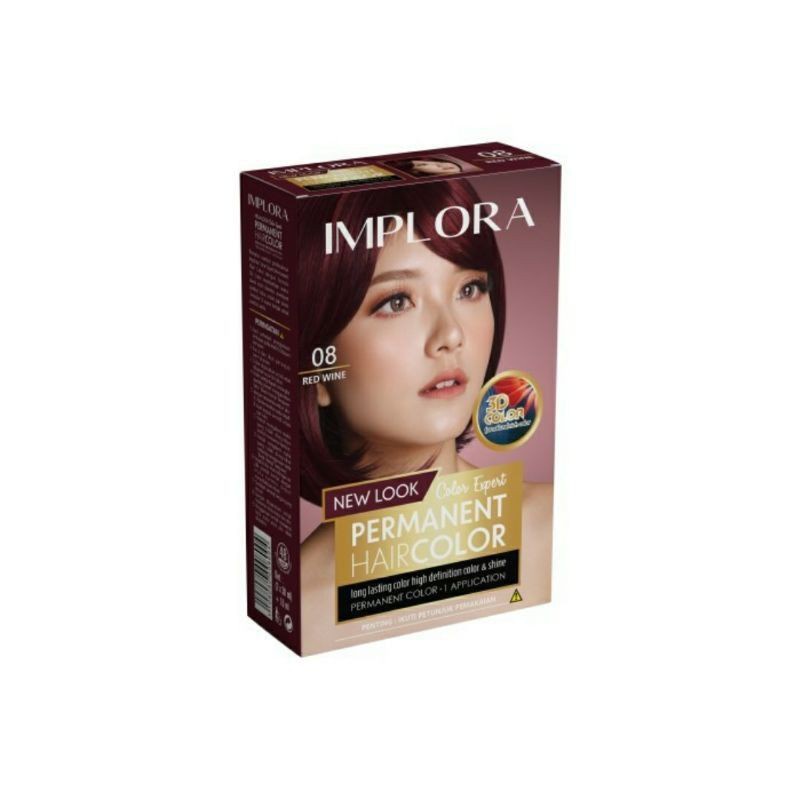 Jual IMPLORA New Permanent Hair Color / Cat Rambut Perwarna Bleaching ...