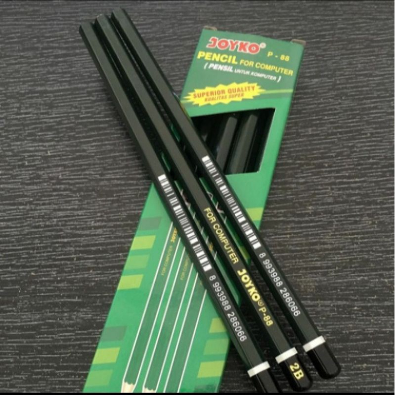 Jual Pensil 2B Joyko Ijo P-88 12pcs | Shopee Indonesia