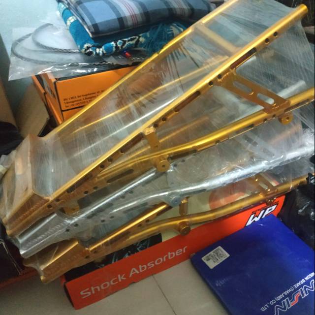 Jual SUBFRAME alumunium ninja r rr aitech original sambungan rangka ...