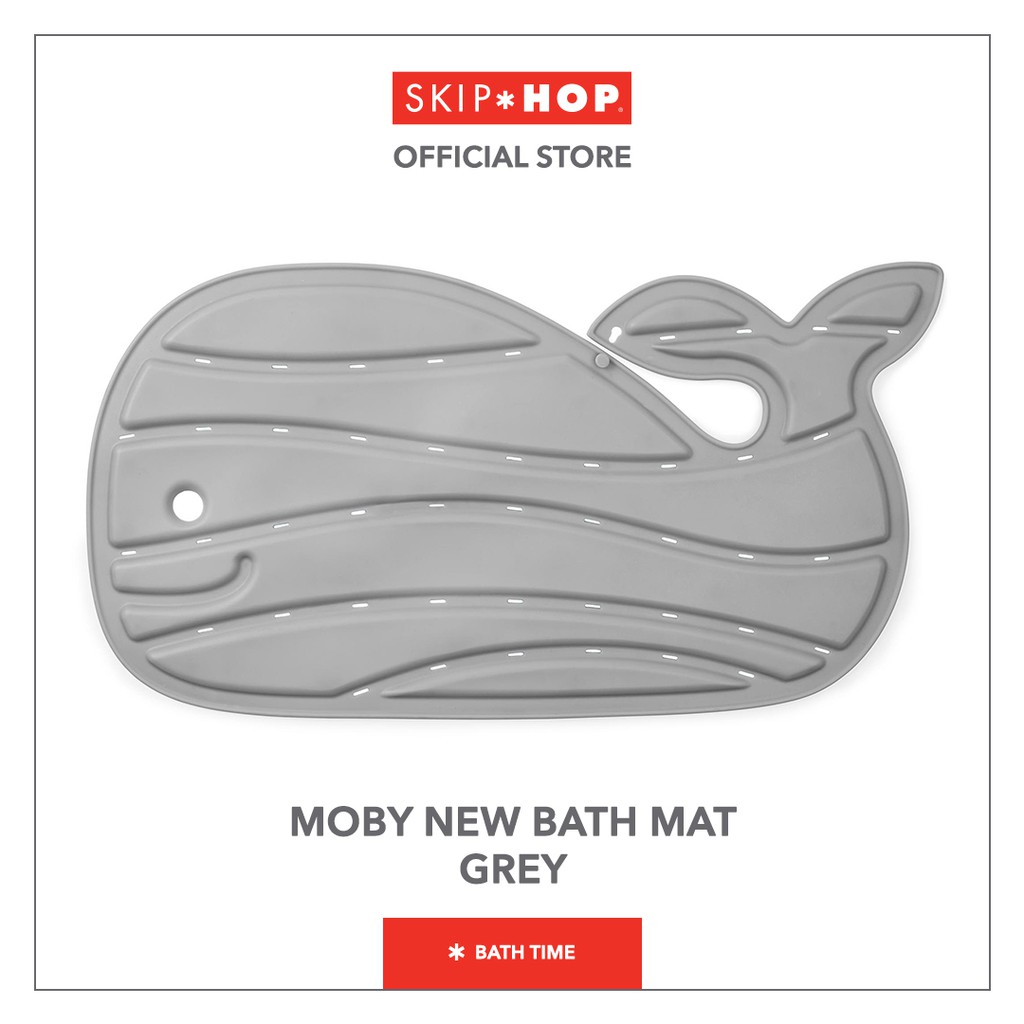 Skip Hop - Non Slip Grey Moby Bath Mat