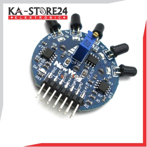 Jual 5 WAY FLAME SENSOR 5 CHANNEL SENSOR API ARDUINO, FIRE FIGHTER ...