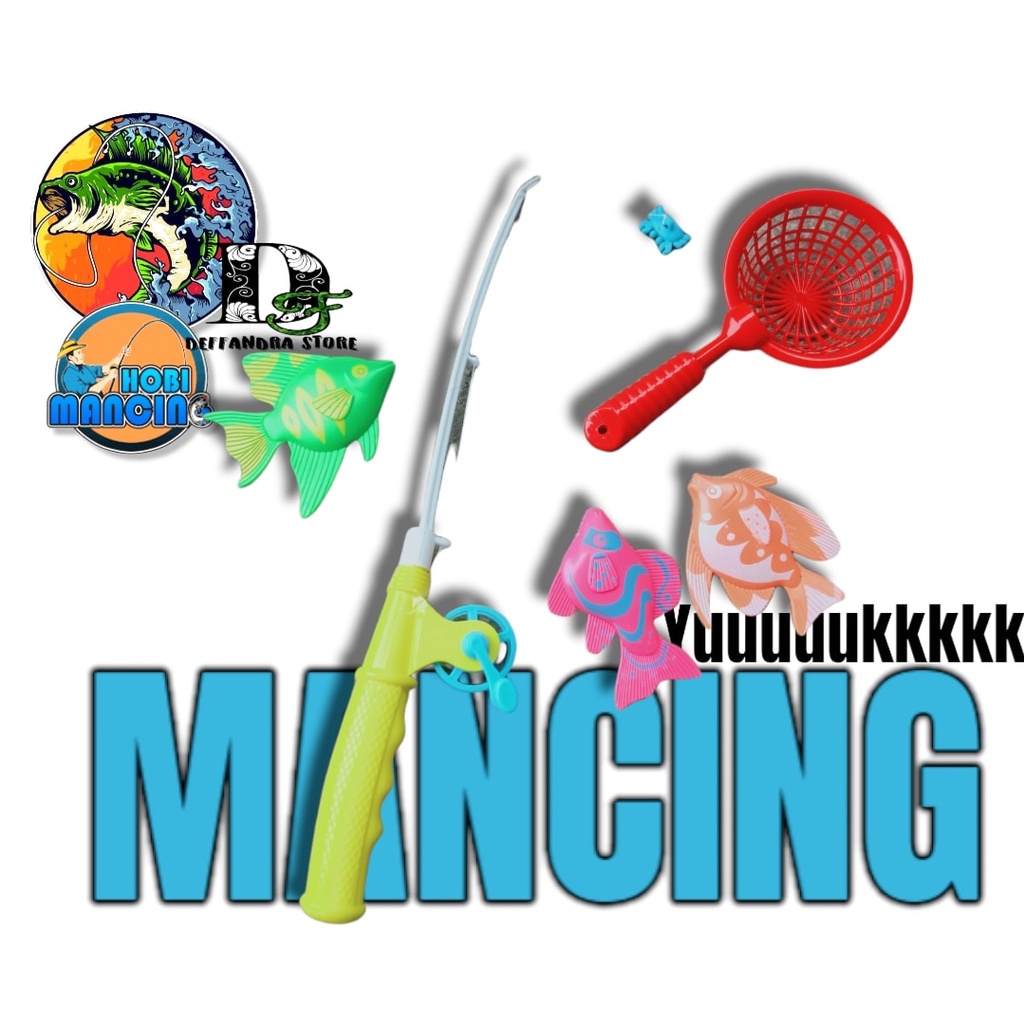 Jual Mainan Anak Laki-laki Pancing Ikan Magnet / Pancingan / Memancing ...