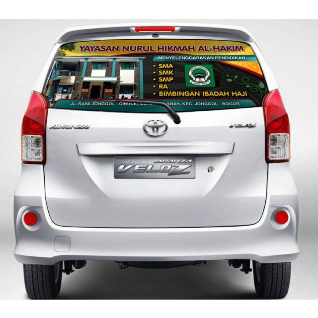 Jual Sticker one way, sticker mobil / branding mobil, interior ...