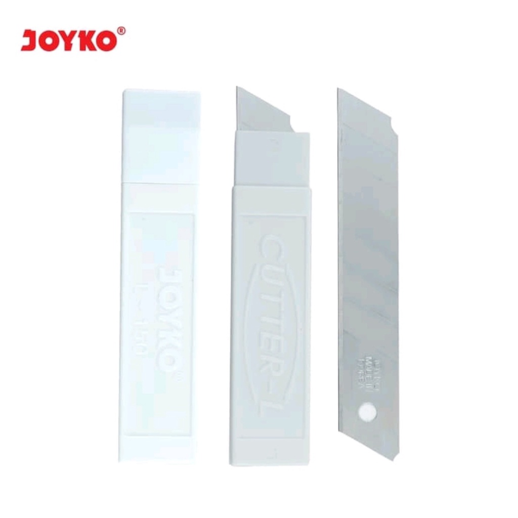 Jual Cutter Blade Refill Isi Cutter Joyko L-150 1 Tube 5 Pcs | Shopee ...
