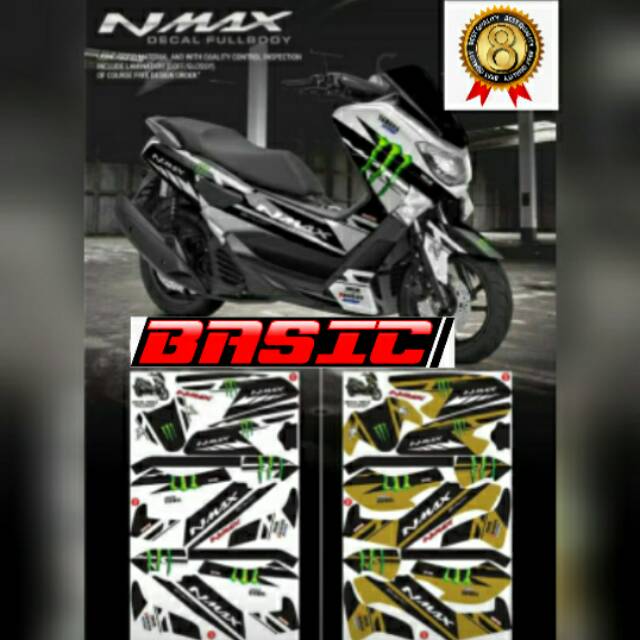 Jual stiker decal nmax monster energy | Shopee Indonesia