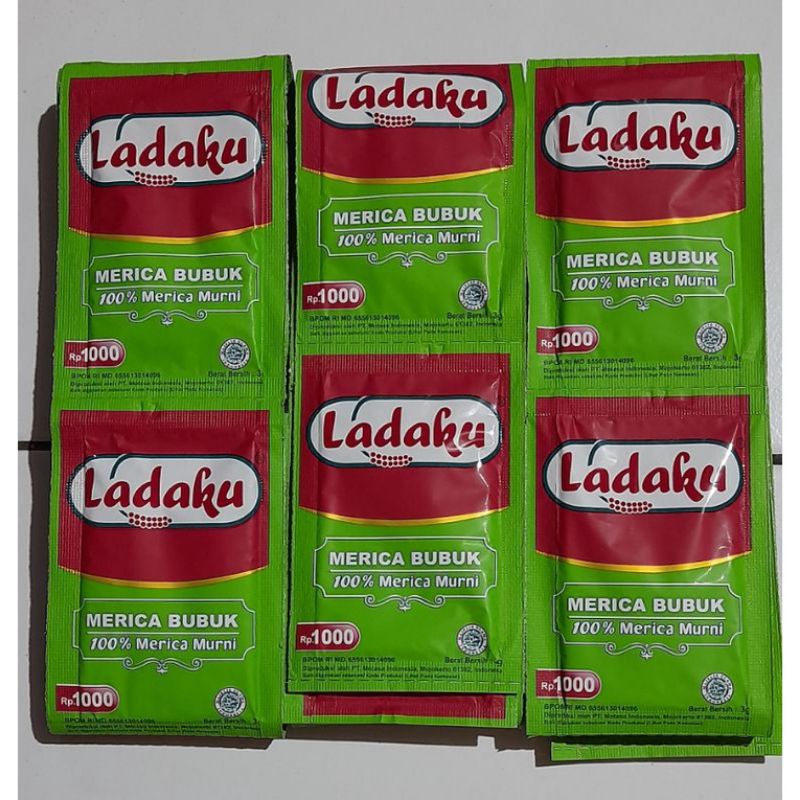 Jual Ladaku Lada Bubuk Renceng 12 (3gr) | Shopee Indonesia