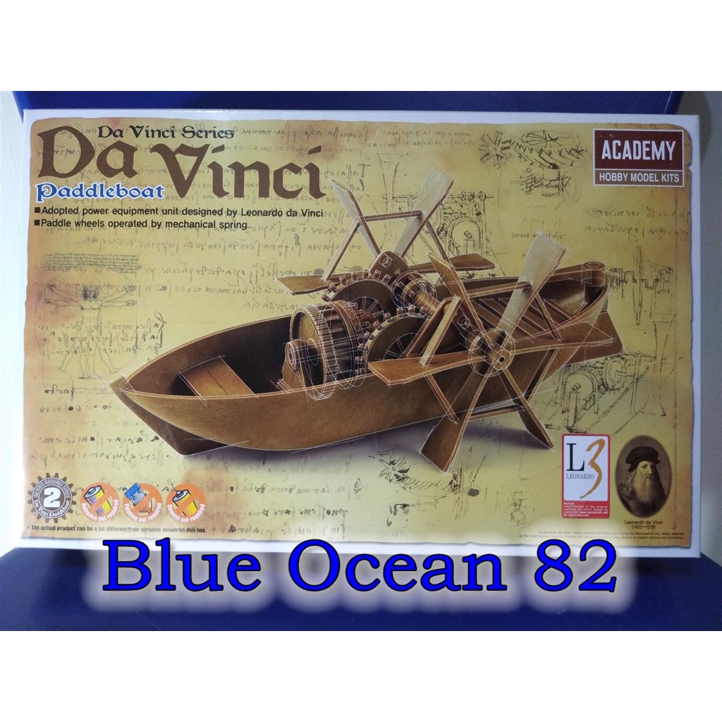 Jual Mokit Academy - Davinci Paddle Boat - Designed by Leonardo Da ...