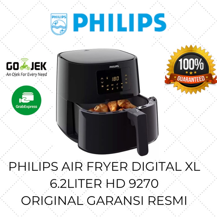 Jual Philips Essential Air Fryer XL Digital Rapid Air HD 9270/90 UK