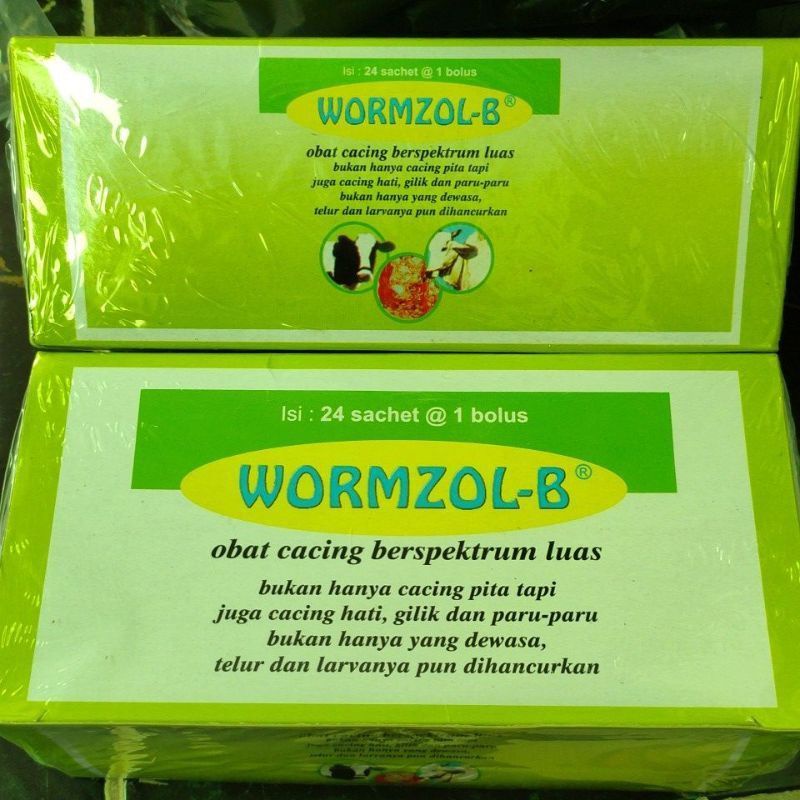 Jual worzol b obat cacing sapi kerbau kuda 24 bolus | Shopee Indonesia