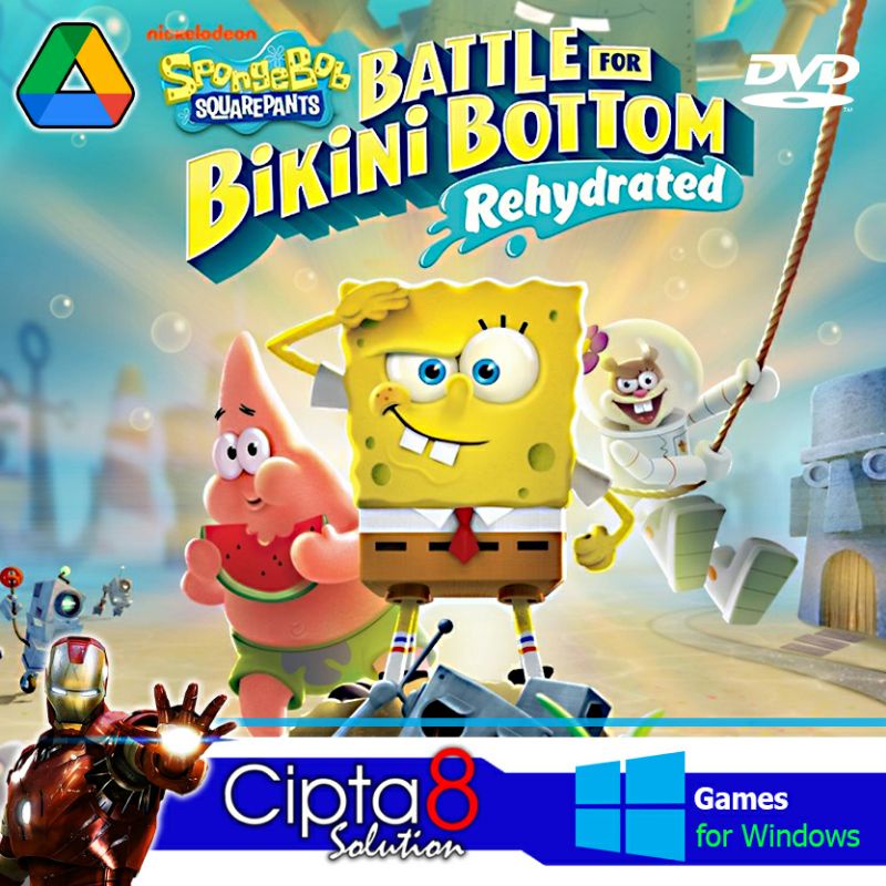 Jual Spongebob Squarepants Battle For Bikini Bottom Rehydrated Game Pc Shopee Indonesia 4360