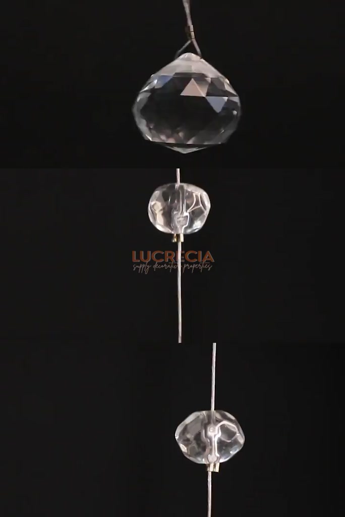 Jual Ronce Kristal Juntai Gantung Dekorasi Wedding Backdrop Pelaminan ...