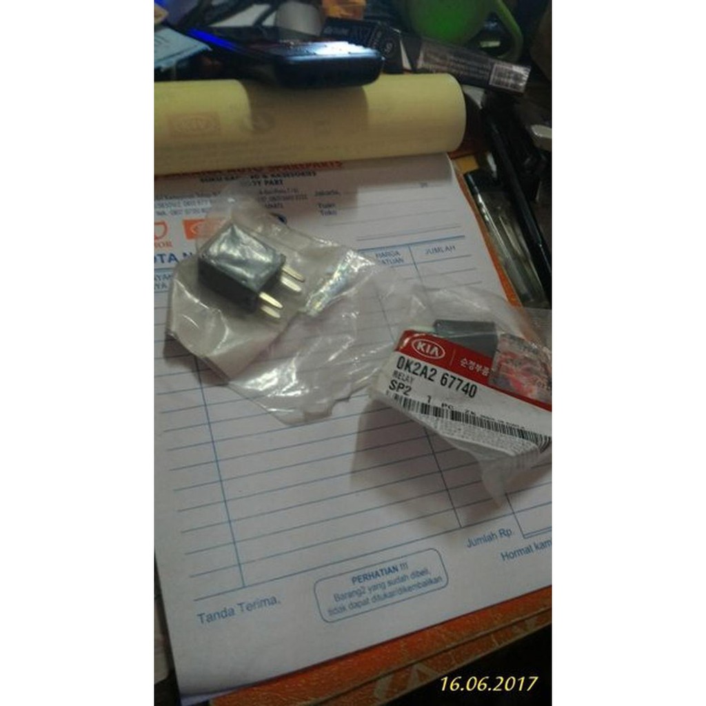 Jual relay kaki 4 buat motor fan klakson dan lampu kia carnival sedona carens shuma dll