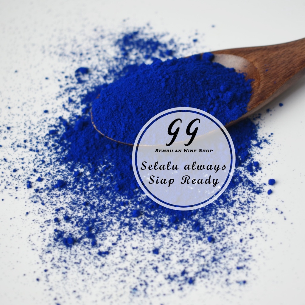 Jual BLUE Food Coloring POWDER OIL BASED 15 gram BUBUK Pewarna Makanan ...